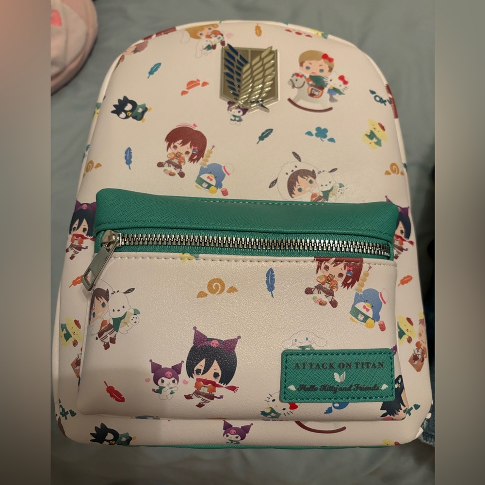 Attack on Titan x Hello Kitty Backpack from Hot Topic - Brand New, Never Used